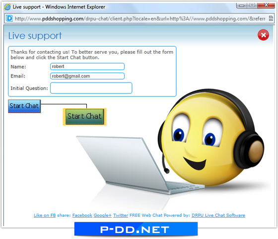 Online Live Chat Software